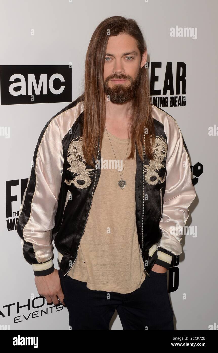 LOS ANGELES - Apr 15: Tom Payne al The Walking Dead and Fear The Walking Dead Survival Sunday Fan Event, al AMC Century City il 15 aprile 2018 a Century City, CA Foto Stock