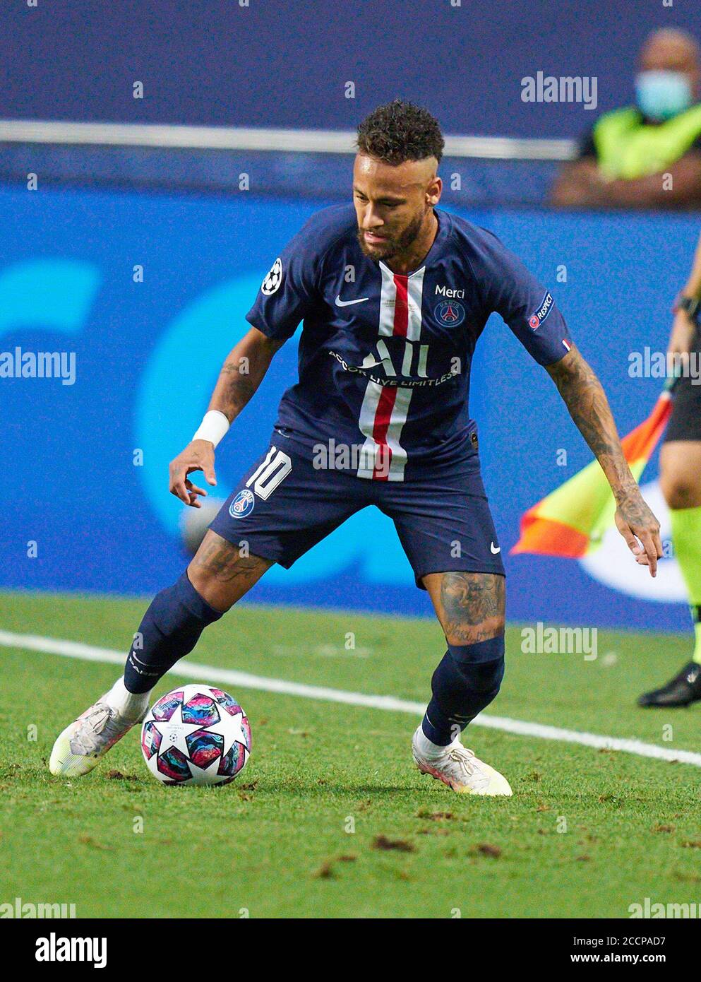 Lisbona, Lissabon, Portogallo, 23 agosto 2020. NEYMAR, PSG 10 nella partita finale UEFA Champions League, torneo finale FC BAYERN MUENCHEN - PARIS ST. Credit: Peter Schatz/Alamy Live News Foto Stock