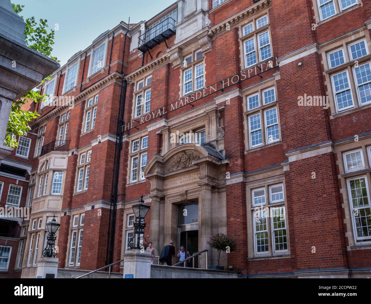 Il Royal Marsden Hospital, Fulham Road, Londra Foto Stock