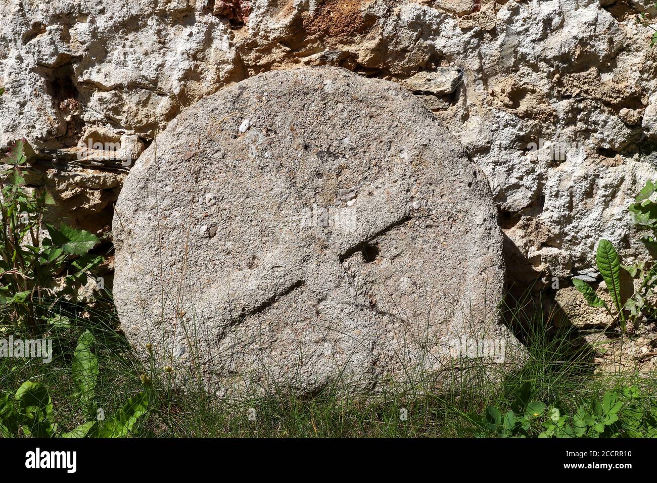 Croce di conciliazione nella città di Manetin, Repubblica Ceca Foto Stock