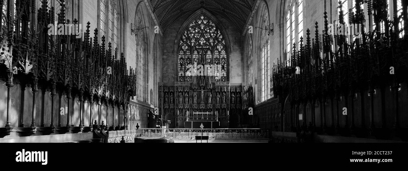 All'interno della chiesa di St Botolphs (Boston Stump), città di Boston, contea di Lincolnshire, Inghilterra Foto Stock