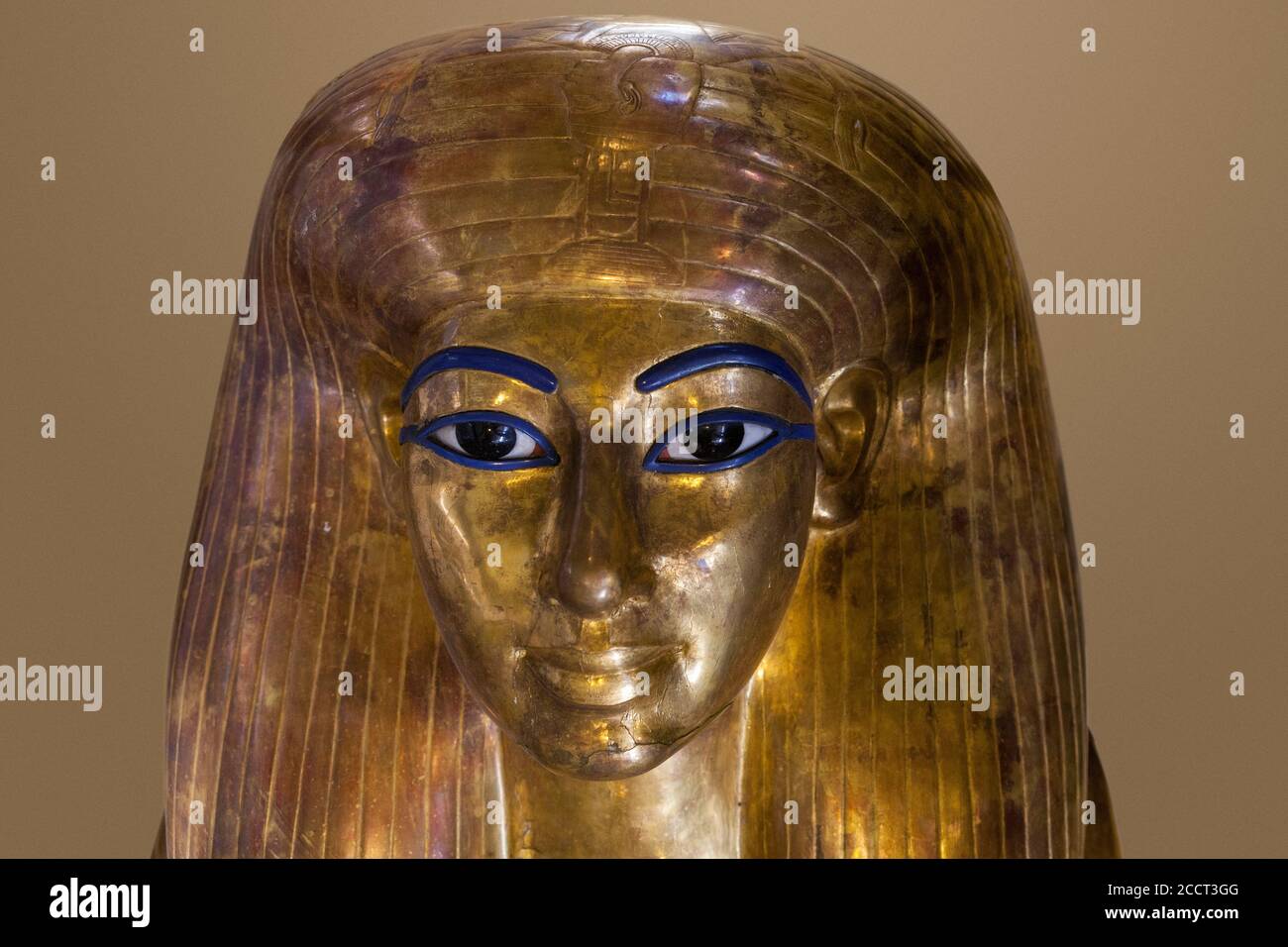 Seconda bara di Thuya, Museo delle Antichità Egizie, il Cairo Foto Stock