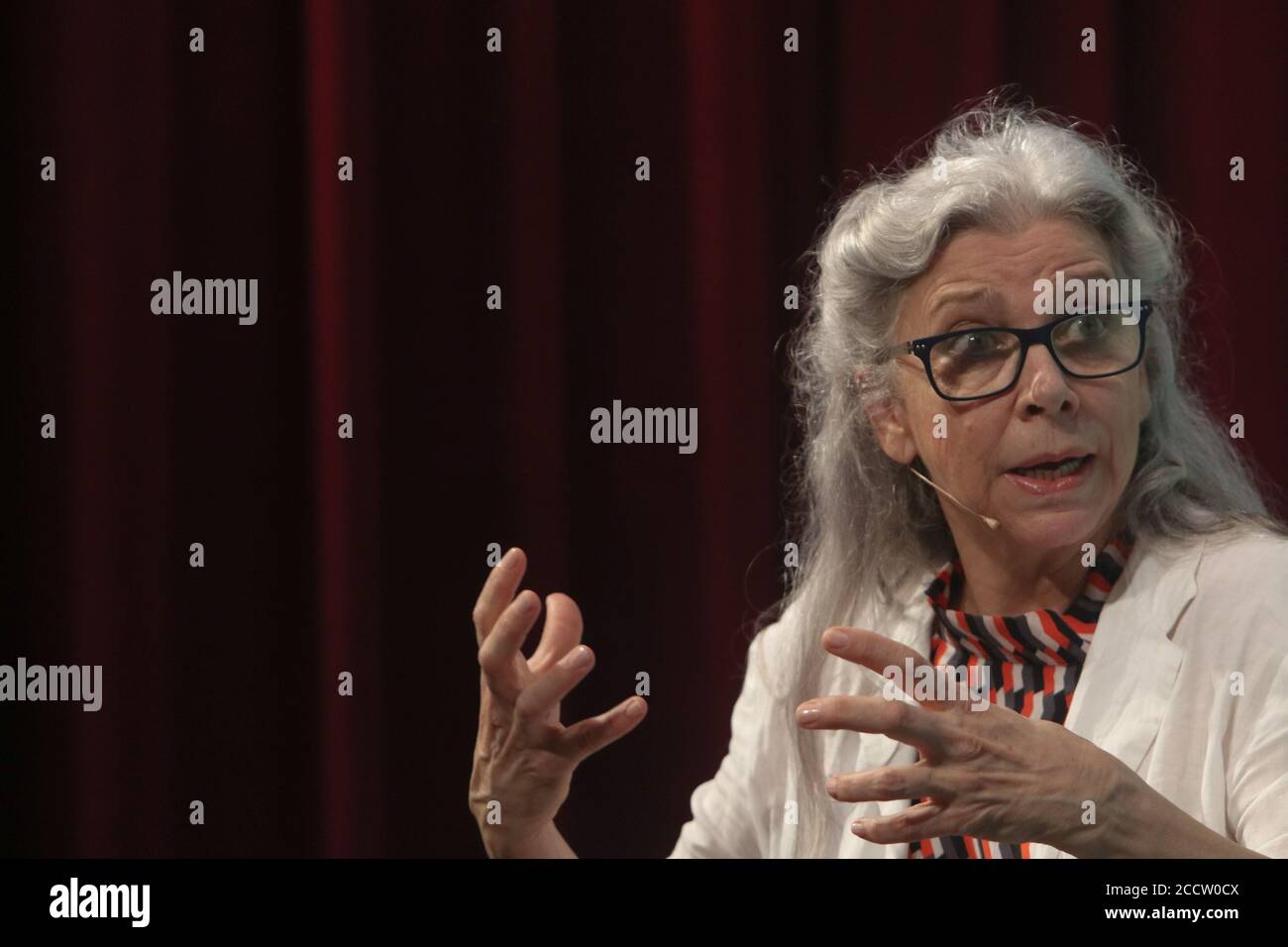 24 agosto 2020: 24 agosto 2020 (Malaga) FESTIVAL CINE DE MÃLAGA KITI MÃNVER Vincitore di un Goya come miglior attrice di supporto grazie a ''Todo por la pasta'', Kiti MÃ¡nver ha alle sue spalle una carriera con quasi quaranta caratteristiche sotto Pedro AlmodÃ³var, Ãlex de la Iglesia o José Luis Garci, tra gli altri registi, E ora ritorna alla sua terra -è nato ad Antequera- per ricevere al Festival di Malaga la Biznaga Ciudad del ParaÃ-so, con cui il festival riconosce l''essenziale' di credito: Lorenzo Carnero/ZUMA Wire/Alamy Live News Foto Stock