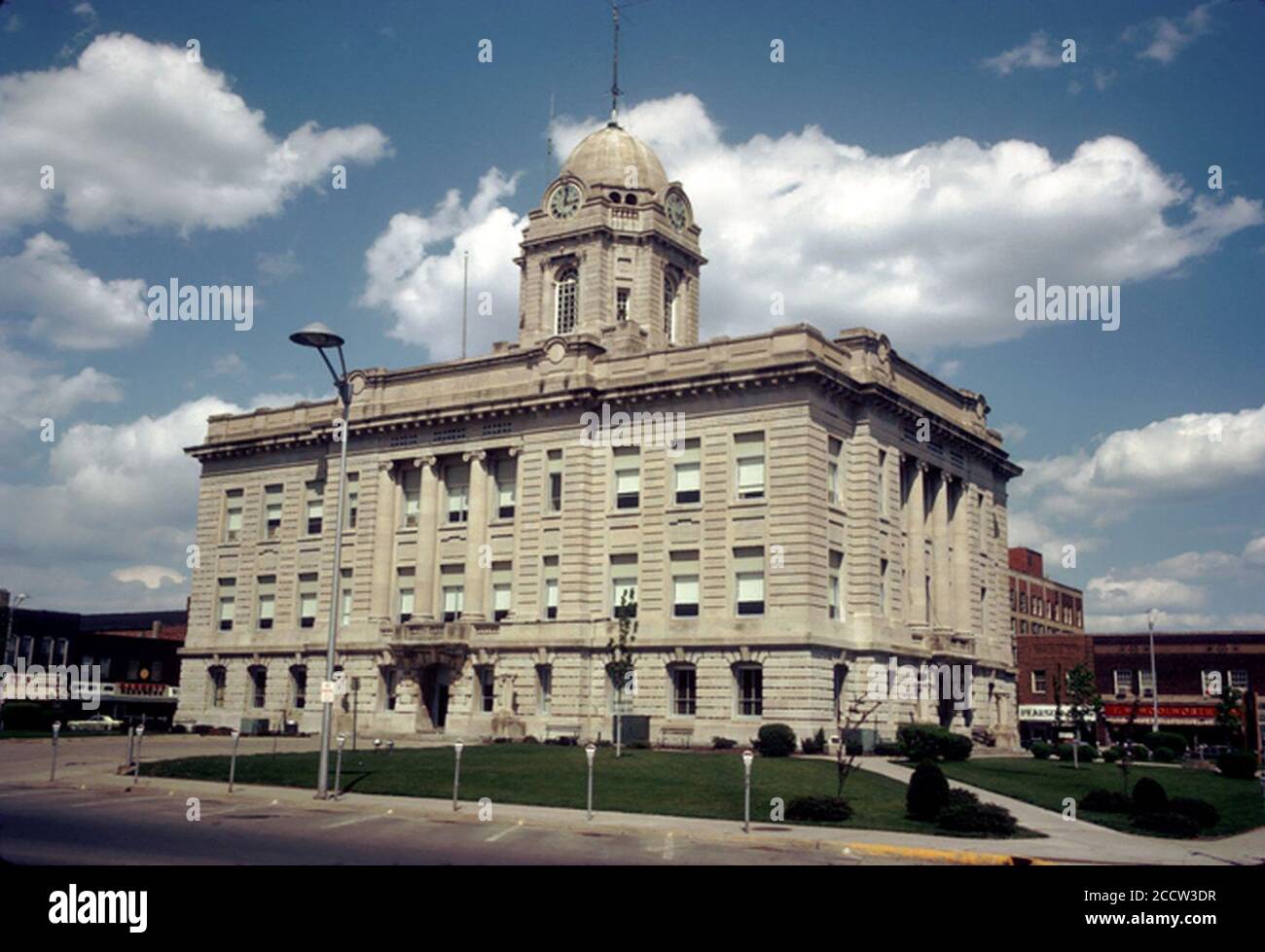 Jasper County Courthouse Newton Iowa. Foto Stock