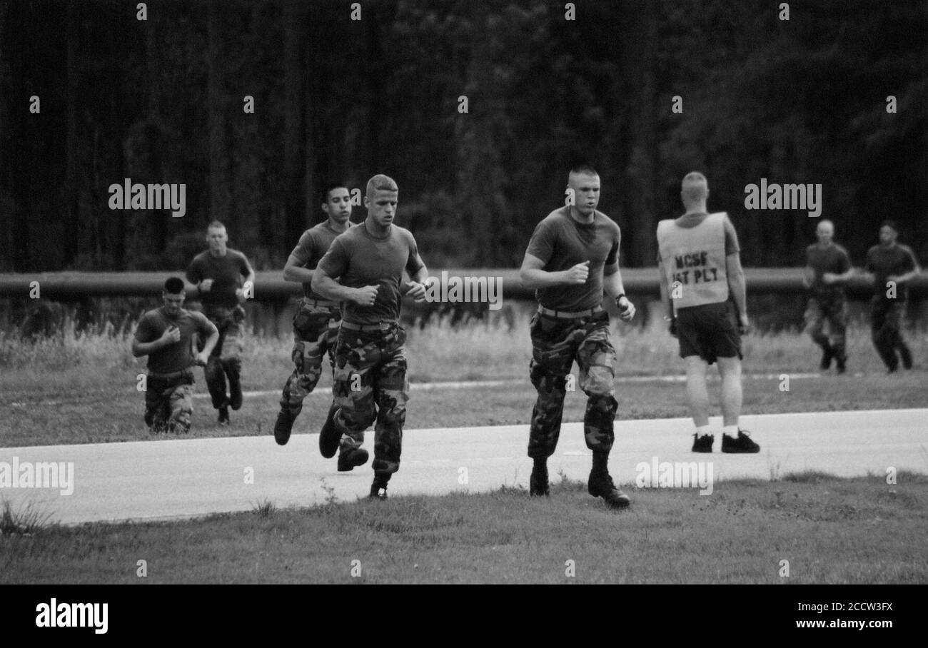 Jason Dunham nella formazione di base 2000 3. Foto Stock