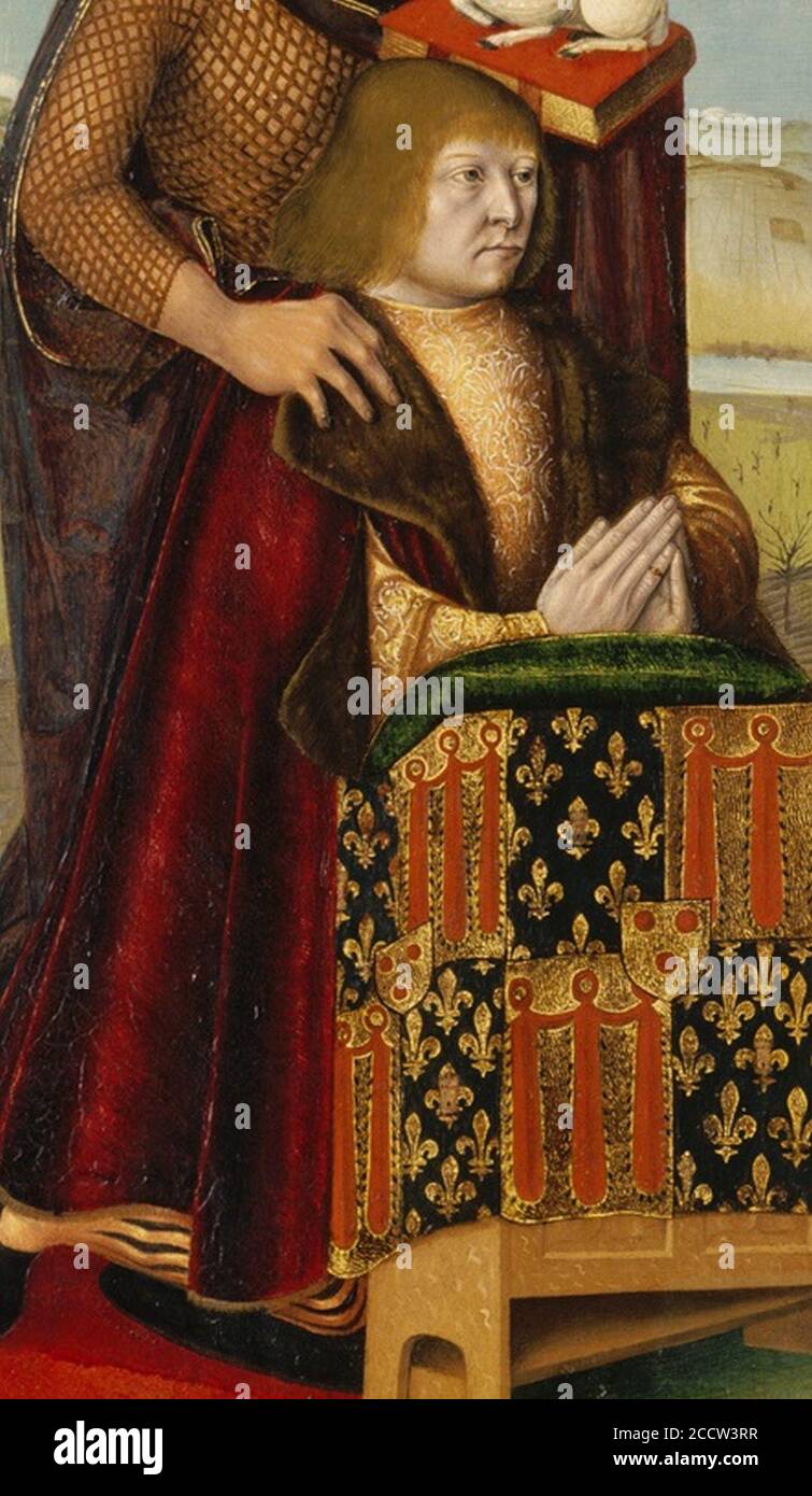 Jean IV d'Auvergne. Foto Stock