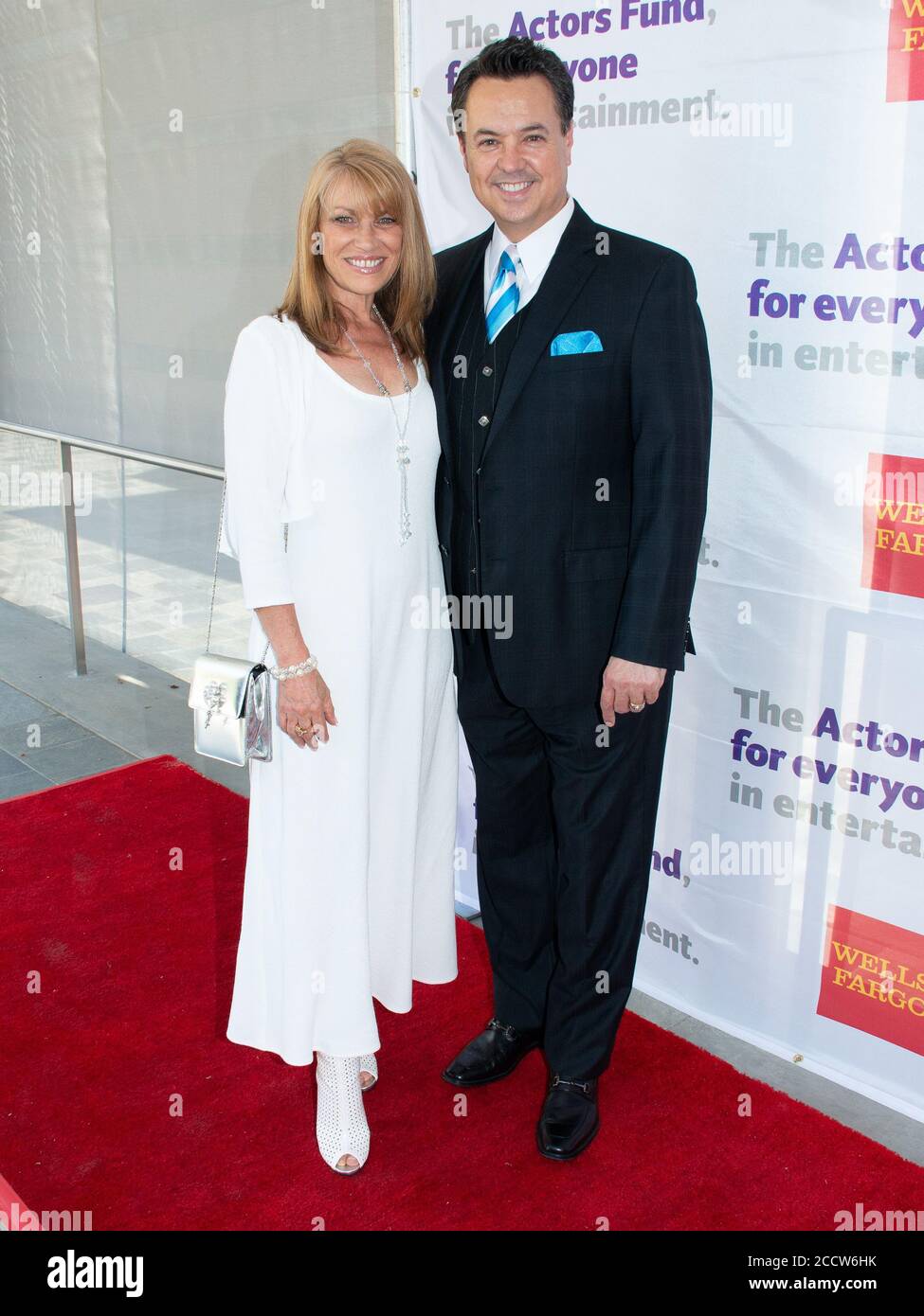 8 giugno 2014, Los Angeles, California, USA: Erin Pennacchio e George Pennacchio partecipano al 18° Tony Awards Party annuale del Fondo attori. (Immagine di credito: © Billy Bendight/ZUMA Wire) Foto Stock