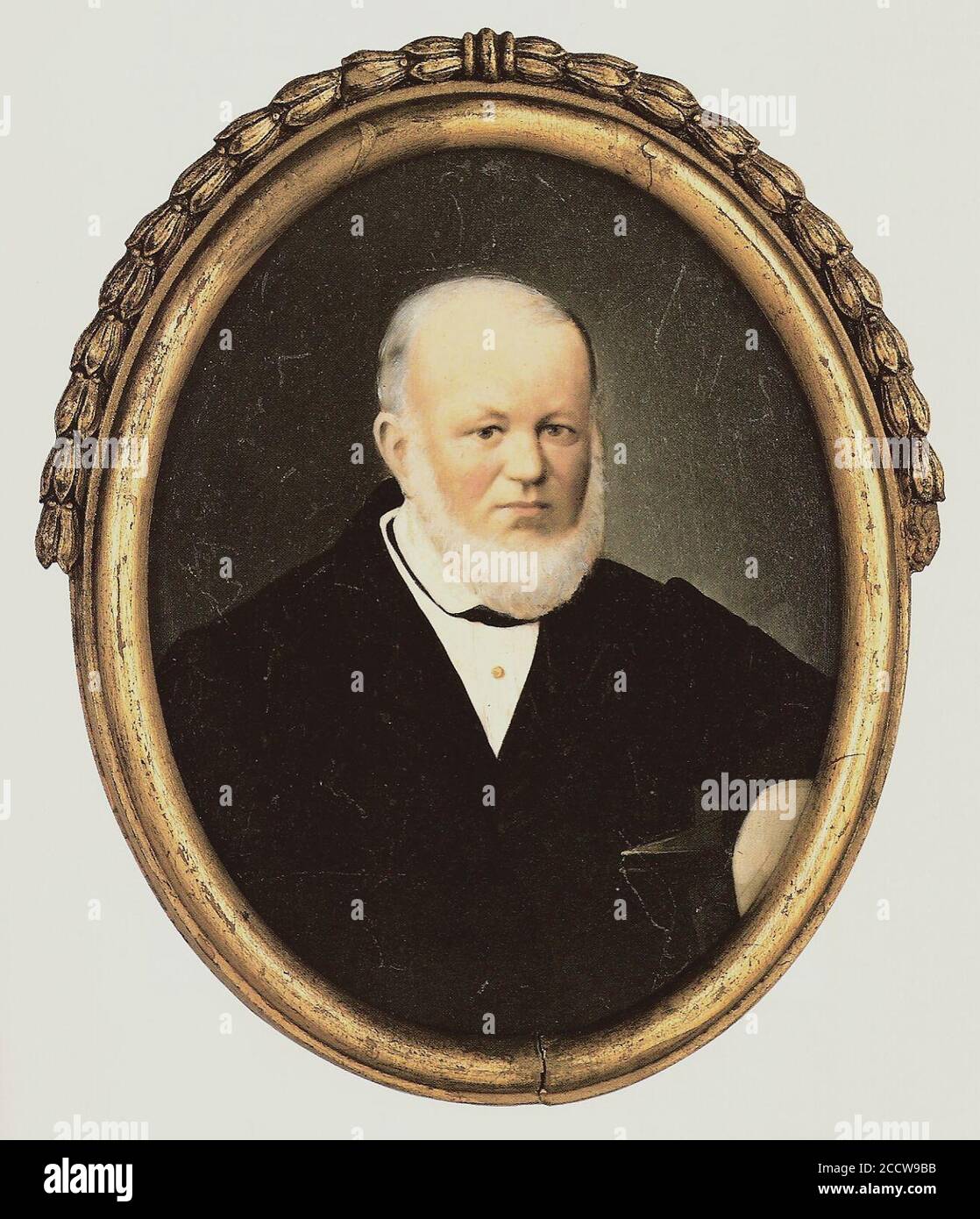 JM Holder - Johann Jakob Moessner (Oel auf Zink, 1840er) (71). Foto Stock