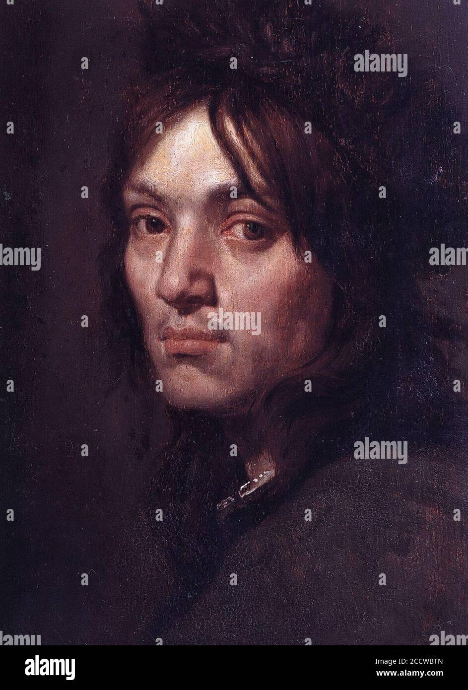 Jean-Guillaume Carlier, Autoritratto, 1660 Foto Stock