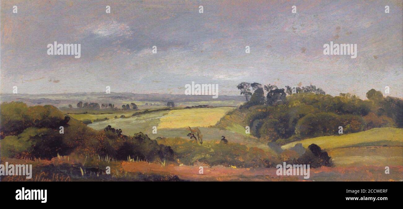 Johan Thomas Lundbye - fra Høbjerg - 1840. Foto Stock