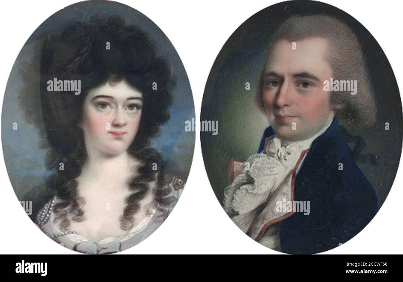 John e Elizabeth Pintard di John Ramage. Foto Stock