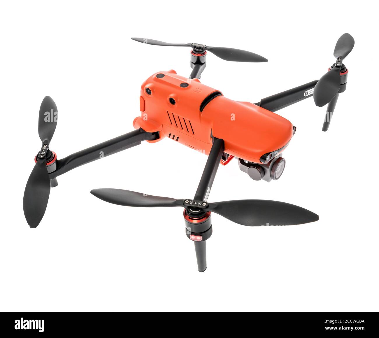 Winneconne , WI - 9 agosto 2020: Un pacchetto di Autel evo 2 drone su uno sfondo isolato. Foto Stock