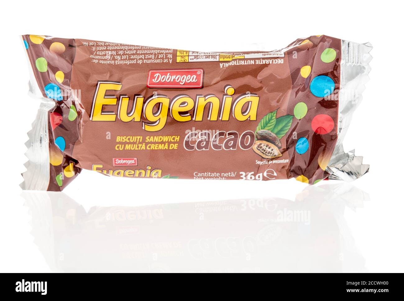 Winneconne , WI - 16 agosto 2020: Un pacchetto di Dobrogea eugenia, biscotti su uno sfondo isolato. Foto Stock