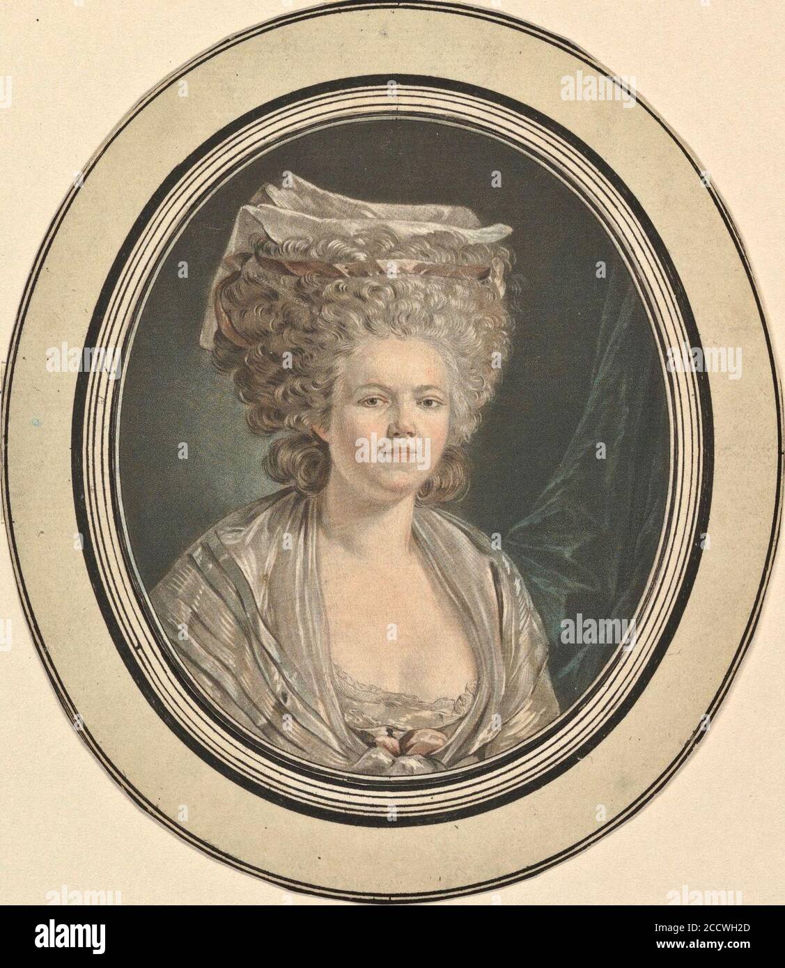 Jean-François Janinet dopo Louis-Roland Trinquesse Rose Bertin. Foto Stock