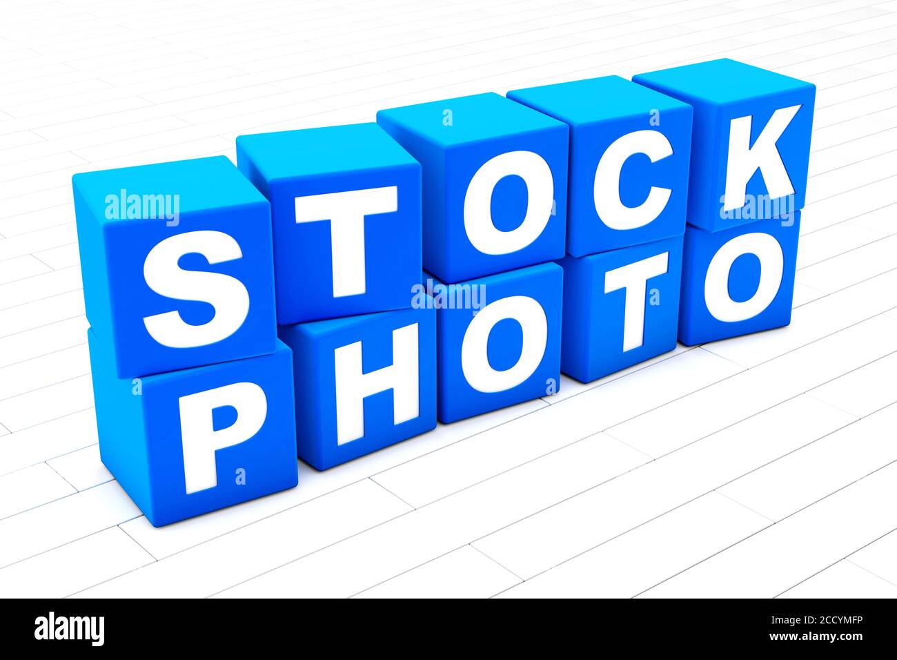 Illustrazione in 3D delle parole Stock Photo. Foto Stock