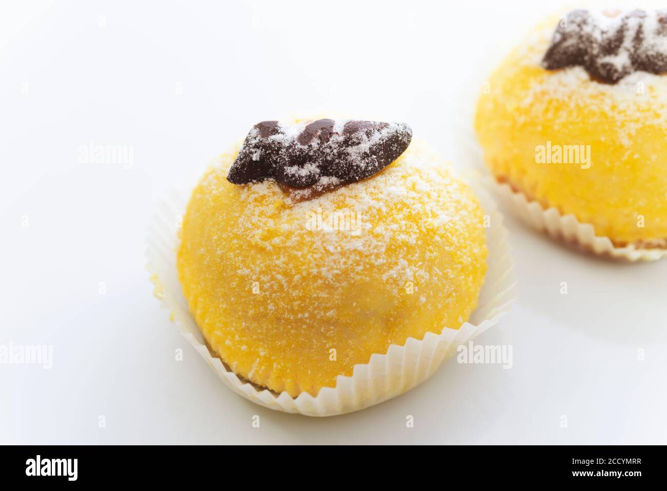 Italia, Lombardia, Bergamo, Polenta e Osei, Polenta con uccelli, torta dolce Foto Stock