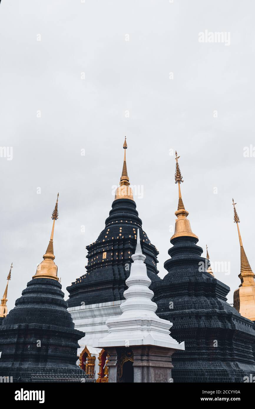 Thailand Temple-Wat Ban Den Chiang mai Pagode e templi Foto Stock