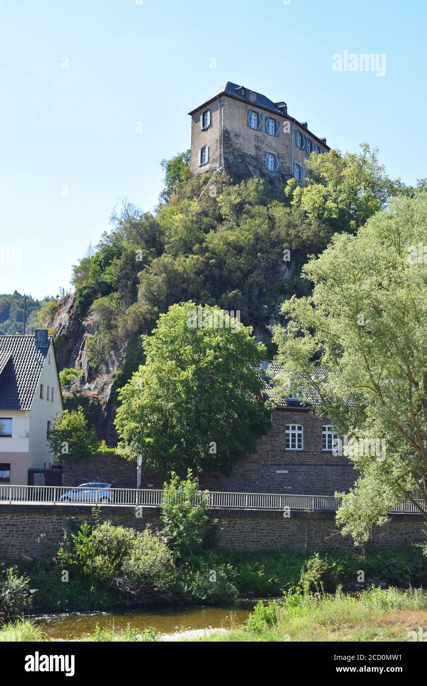 Burg Kreuzberg an der Ahr Foto Stock