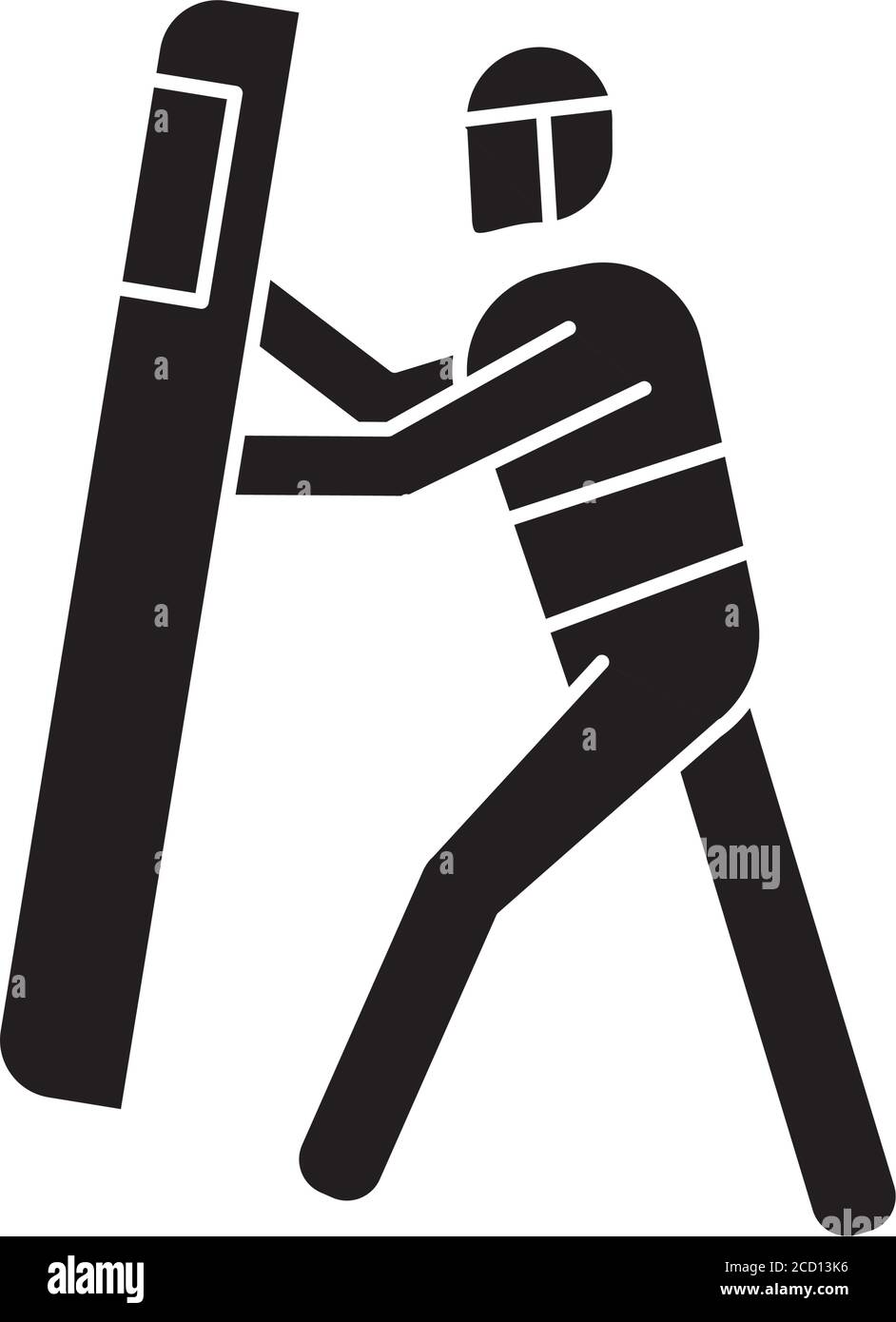 polizia di riot con shield silhouette stile icona grafica vettoriale Illustrazione Vettoriale