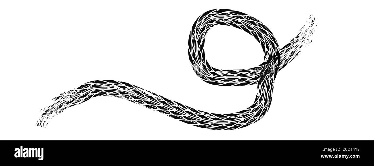 Le tracce degli pneumatici segnano lo sfondo in bianco e nero Vector Illustrazione Vettoriale