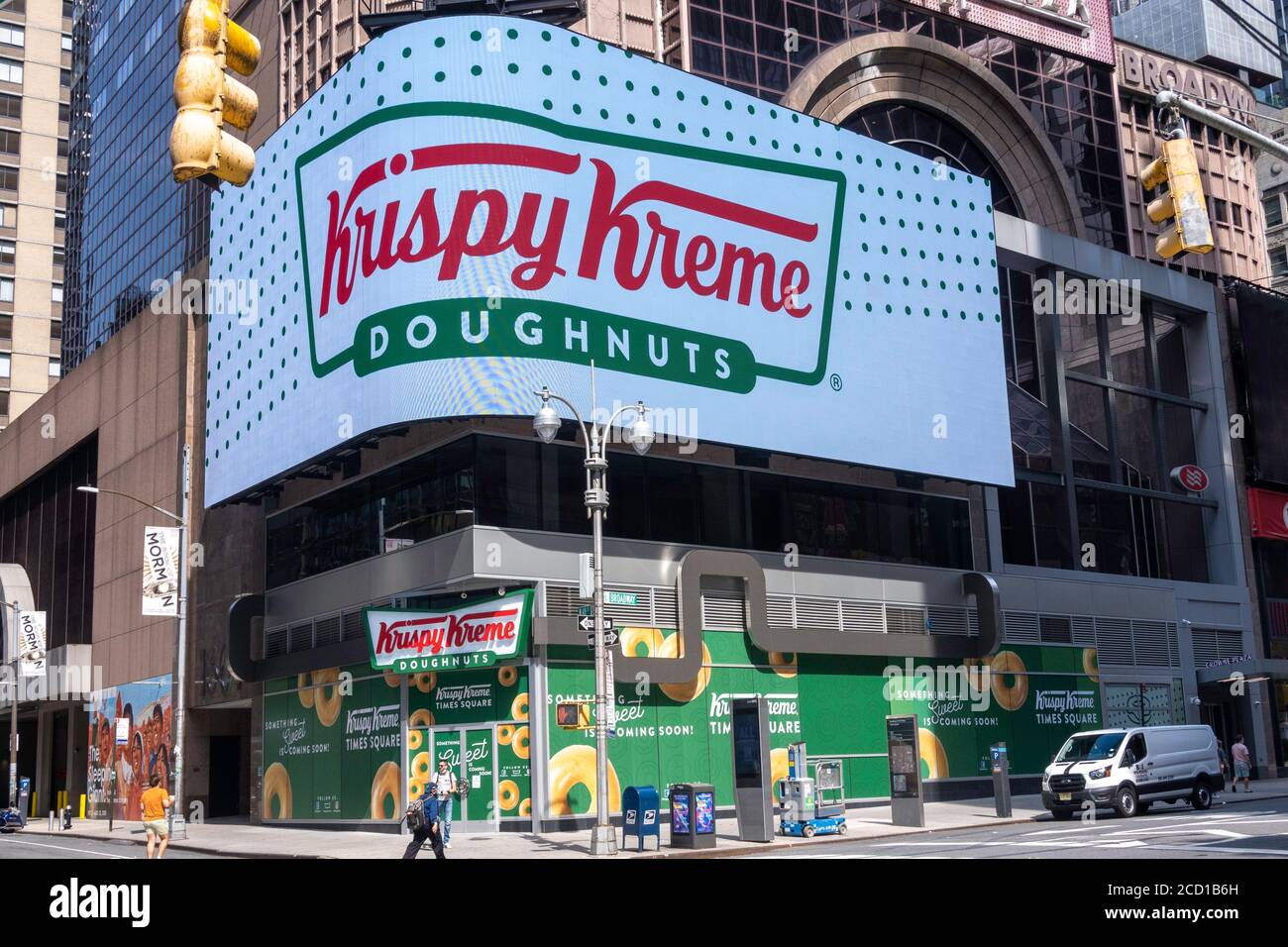 Krispy Kreme Donut Store, Times Square, New York, USA Foto Stock