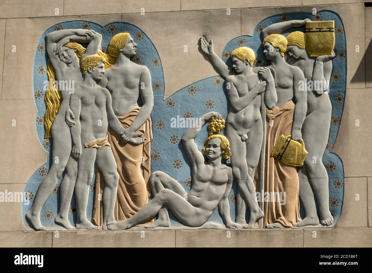 "La gioia della vita" al 1 Rockefeller Center, New York Foto Stock