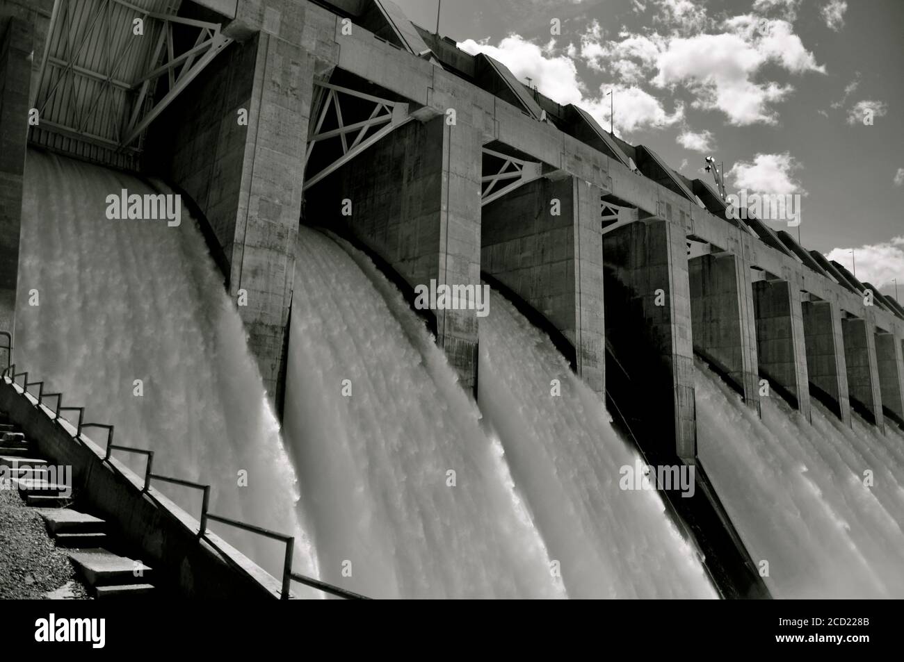 Diga idroelettrica di Joesph capo Foto Stock