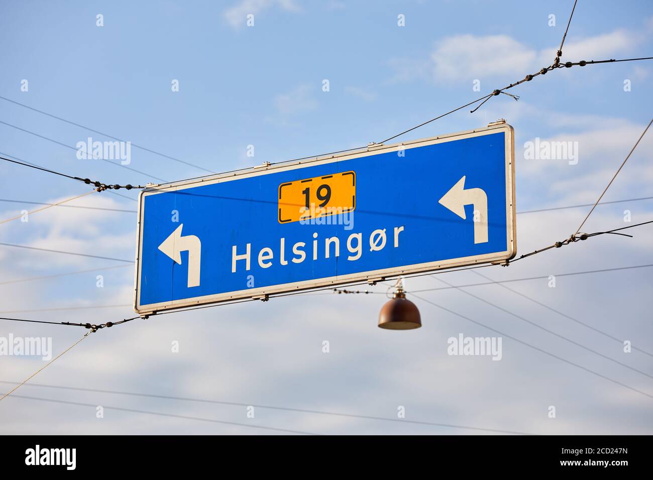 Segnale Helsingør (Elsinore); Danimarca Foto Stock