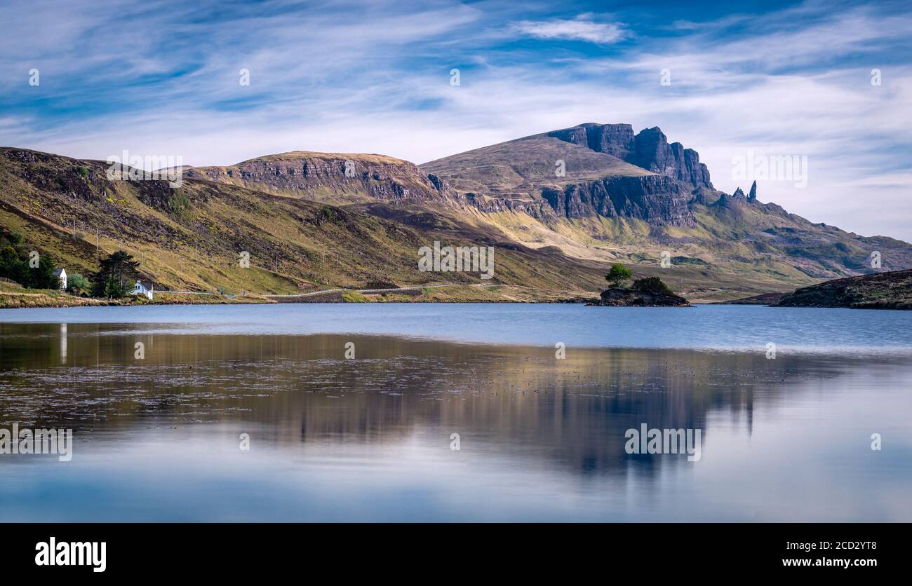 Loch Fada e la Starr Foto Stock