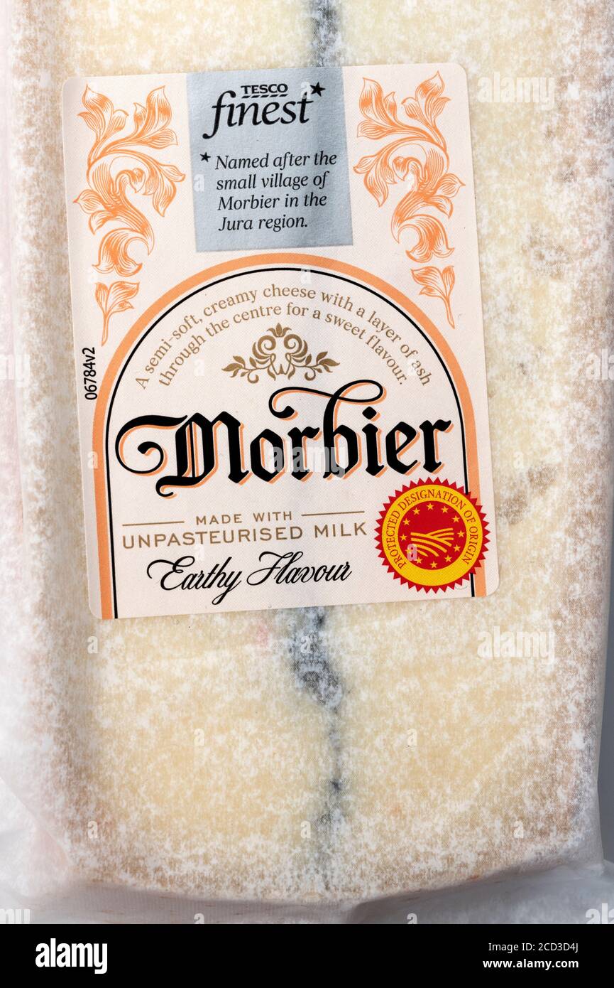 Tesco miglior formaggio Morbier Foto Stock