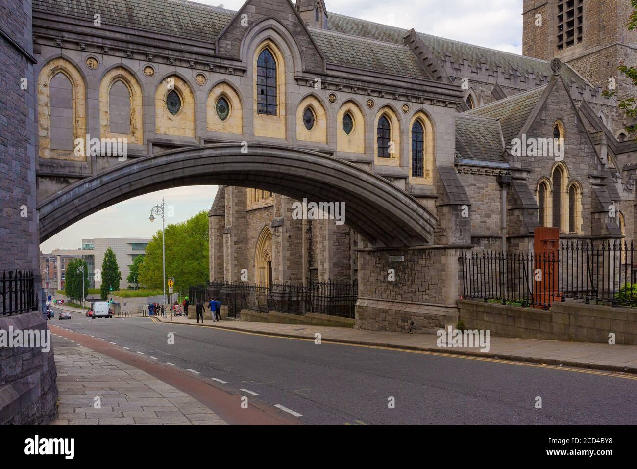 DUBLINO, IRLANDA - Maggio 2016: Vista exterior de la Dublinia St Michael's. Foto Stock