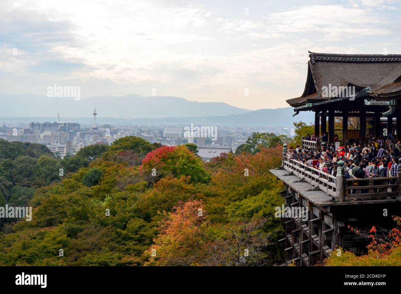 Kiyomizu-dera, tempio buddista giapponese, Kyoto Foto Stock