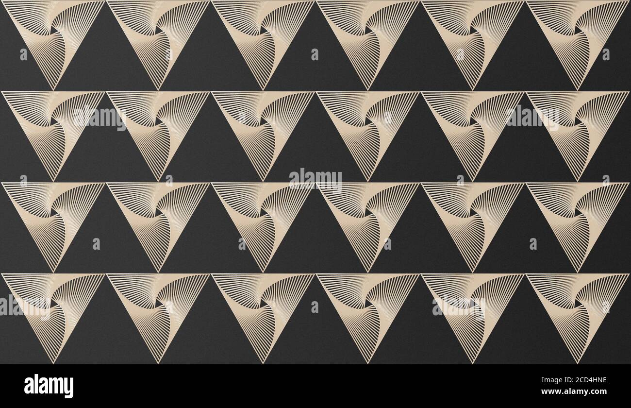 Sfondo di pattern senza giunture astratto con forme geometriche Foto Stock
