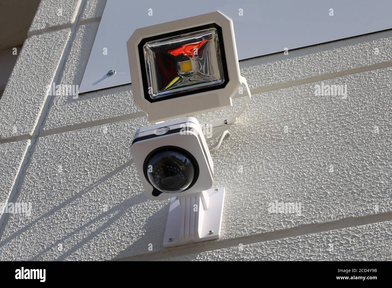 Telecamera di sicurezza, telecamera CCTV Foto Stock