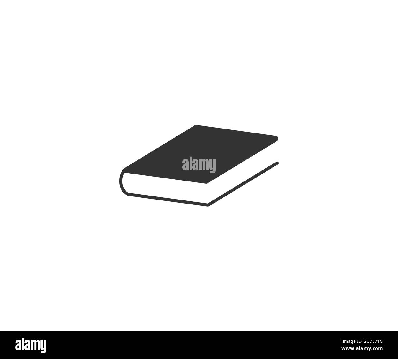 Libri, educazione, biblioteca, lettura icona. Illustrazione vettoriale. Illustrazione Vettoriale