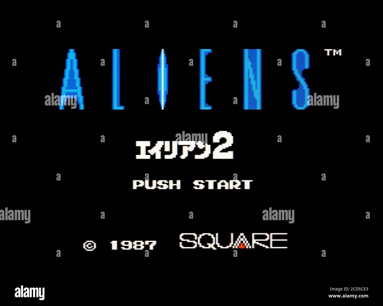 Aliens Alien 2 - Nintendo Famicom Disk System Videogioco - Solo per uso editoriale Foto Stock