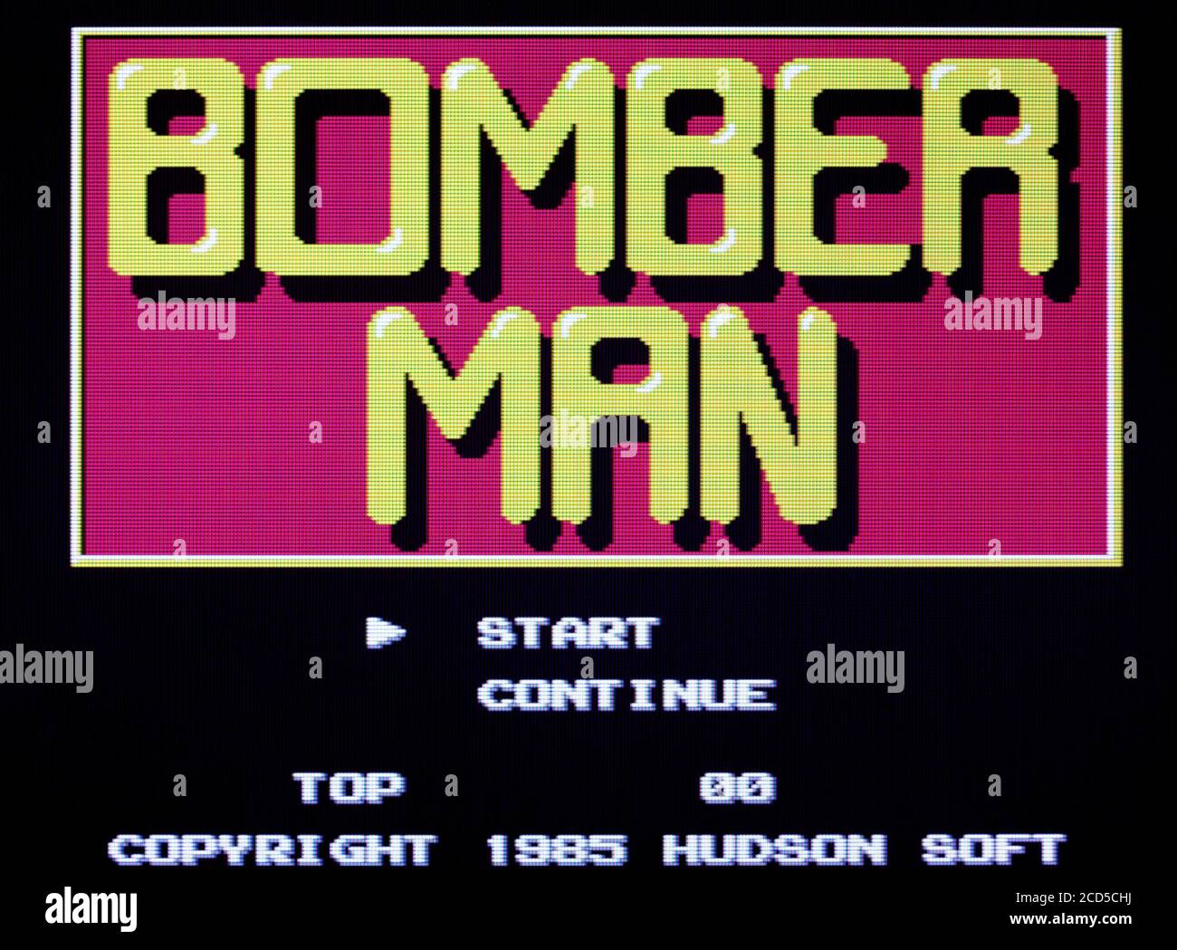 Bomber Man - Nintendo Famicom Disk System Videogioco - Editoriale utilizzare solo Foto Stock