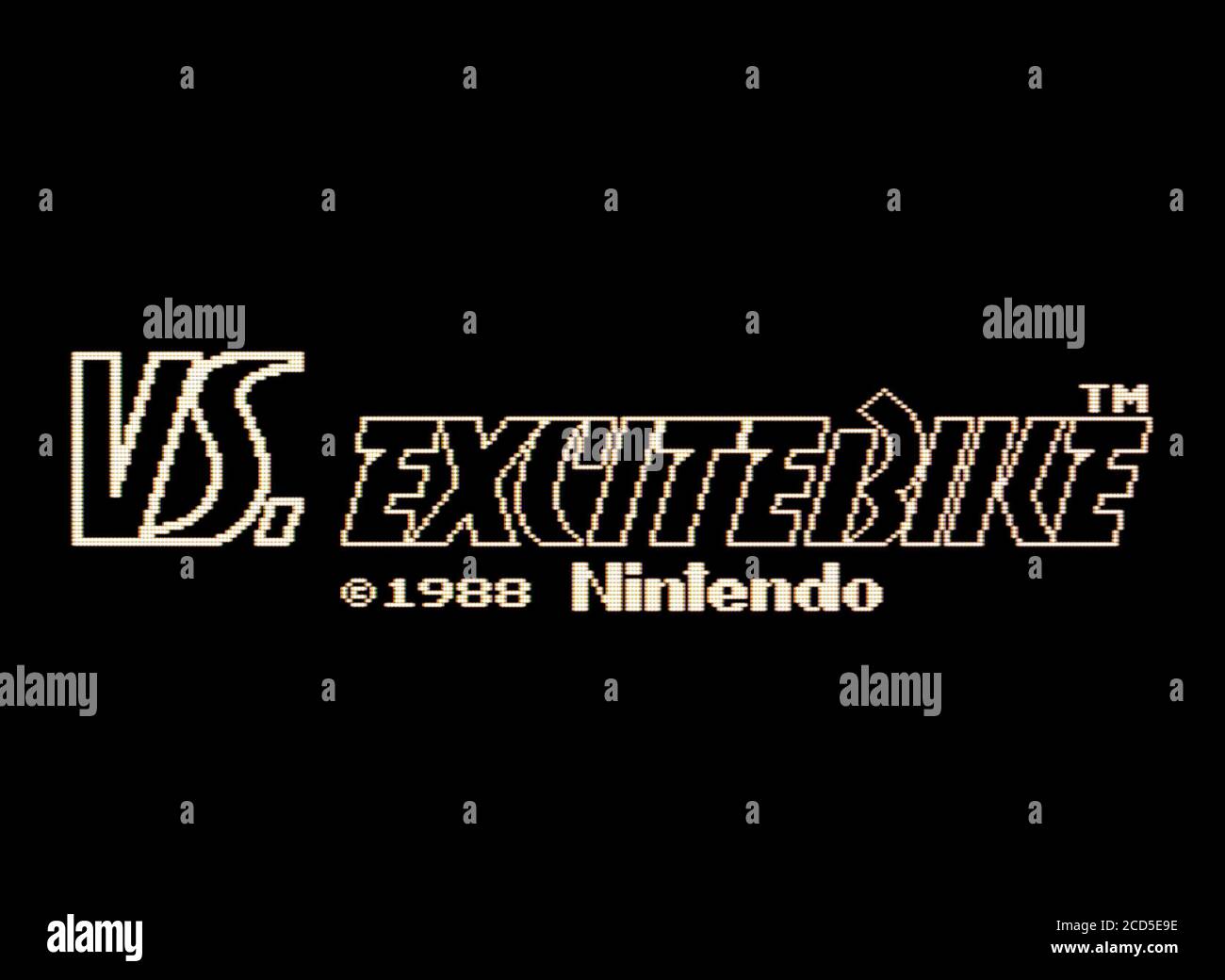 VS. Excitebike - Nintendo Famicom Disk System Videogioco - solo per uso editoriale Foto Stock