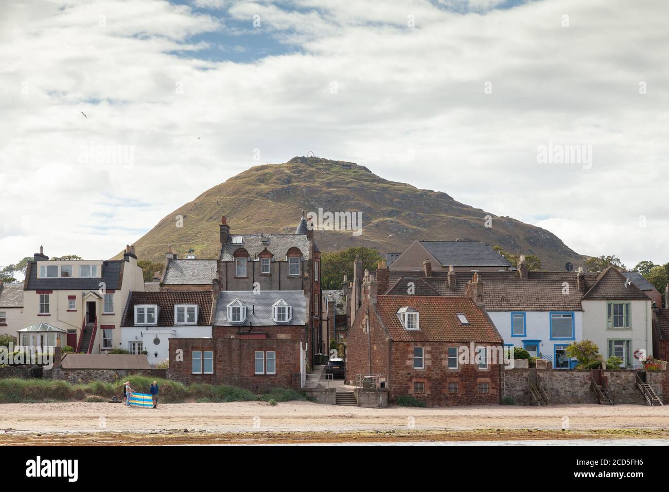Legge di Berwick visto dal mare, Berwick del nord, Lothian orientale, Scozia Foto Stock