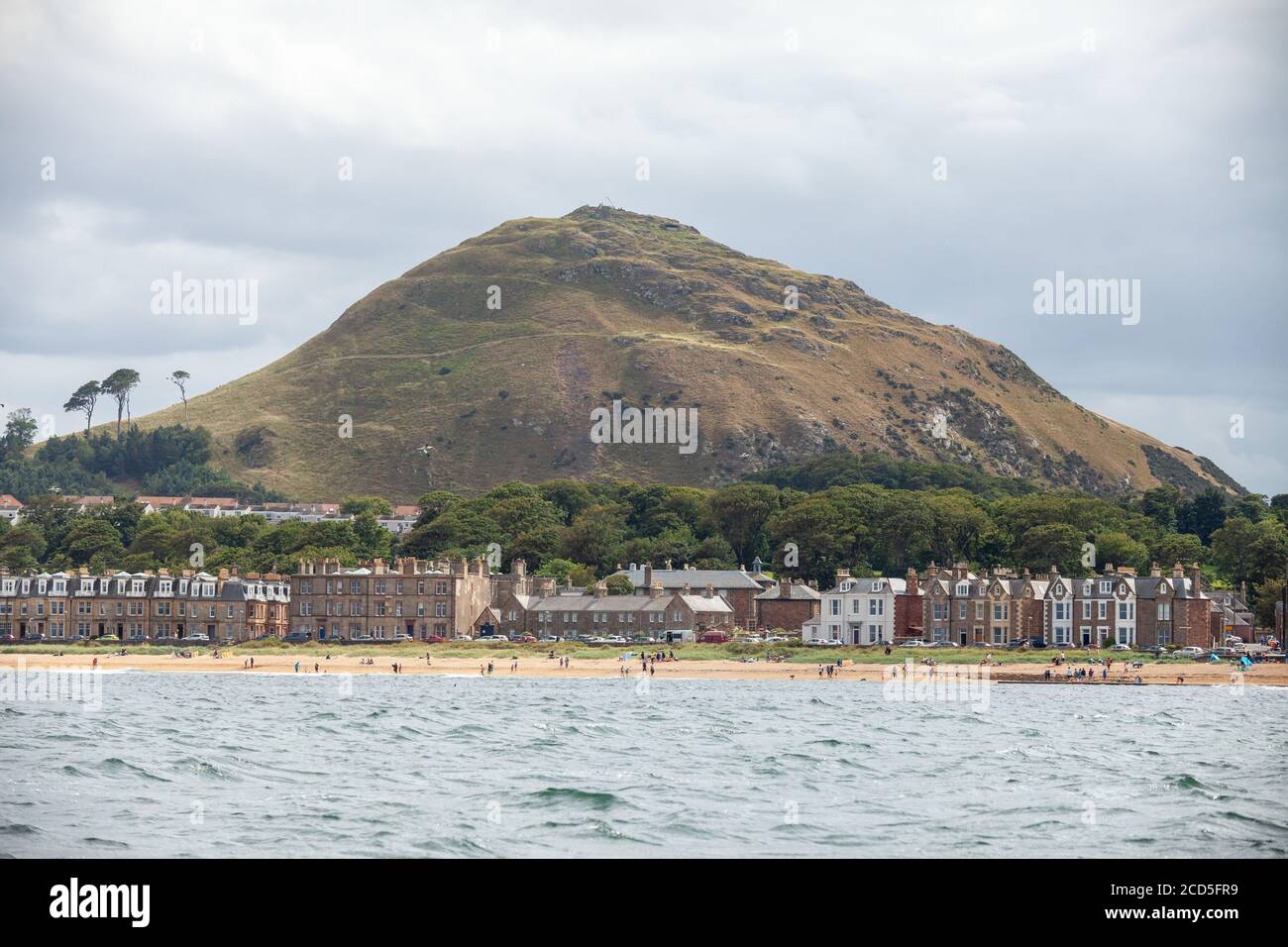 Legge di Berwick visto dal mare, Berwick del nord, Lothian orientale, Scozia Foto Stock