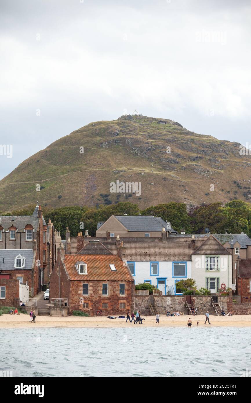 Legge di Berwick visto dal mare, Berwick del nord, Lothian orientale, Scozia Foto Stock