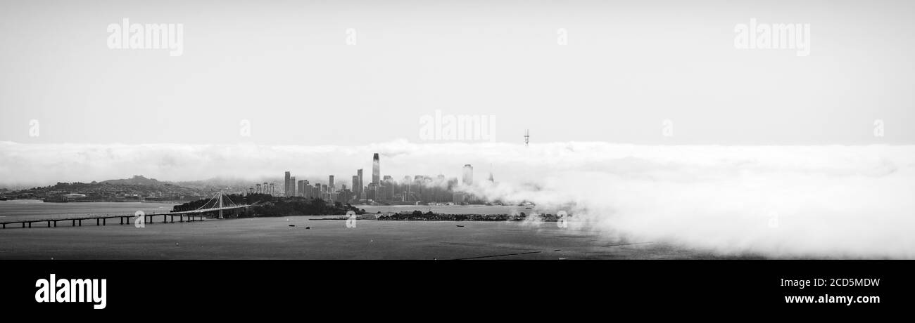 Vista di San Francisco, California, Stati Uniti Foto Stock