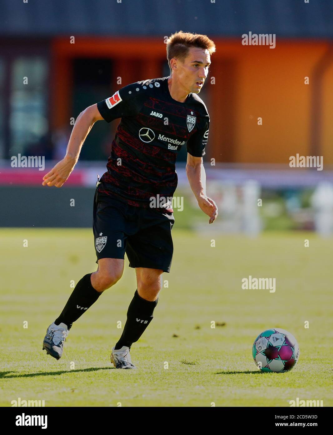 Primo: 26.08.2020, calcio, Helden Cup, stagione 2020/2021, HSV Hamburg Hamburg Hamburg Hamburg - VfB Stuttgart, Philipp Klement, VFB Stuttgart, VFB, Stuttgart, azione individuale, | utilizzo in tutto il mondo Foto Stock