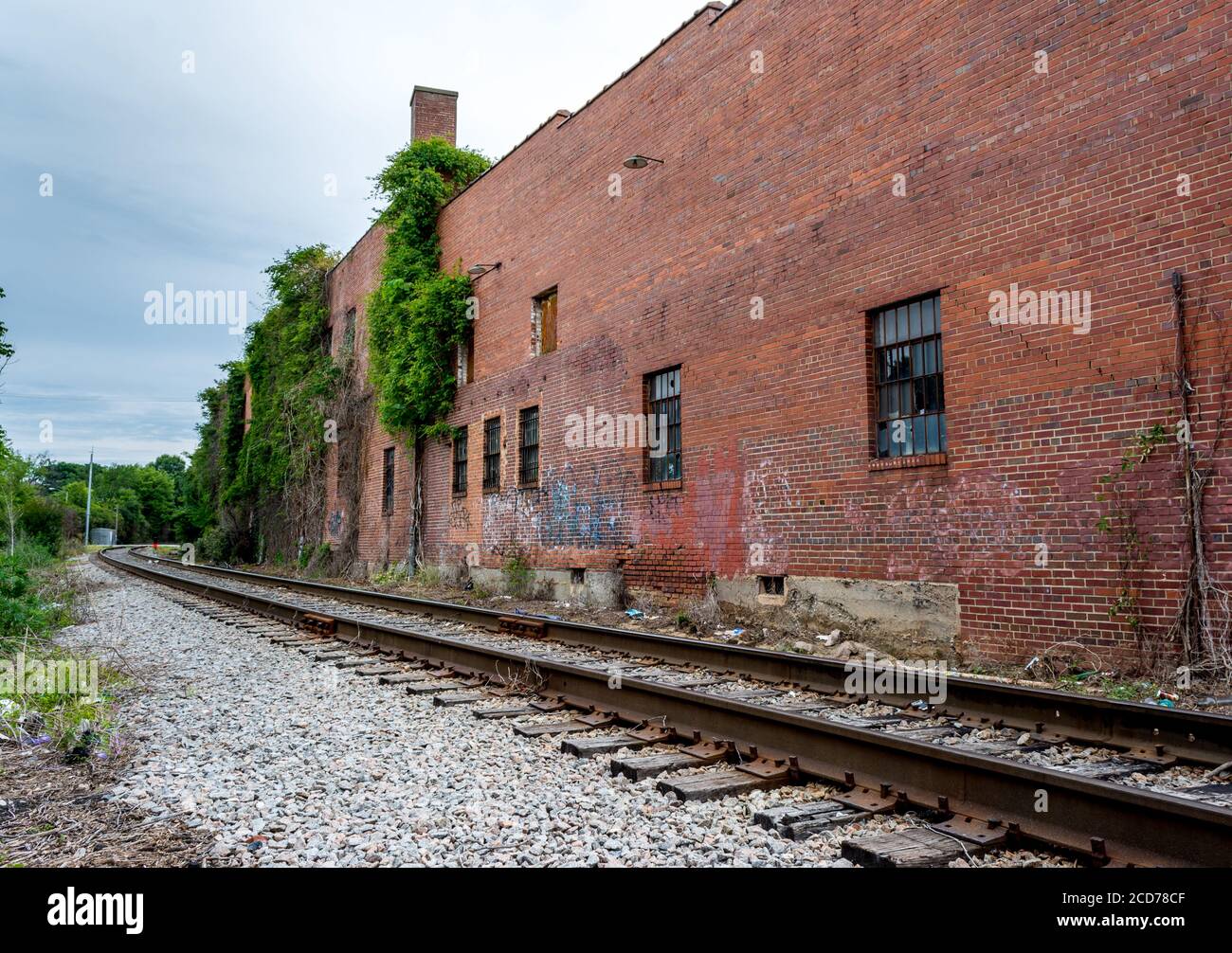 Raleigh North Carolina USA Luglio 19 2014 Norfolk Southern Train Iarda Foto Stock