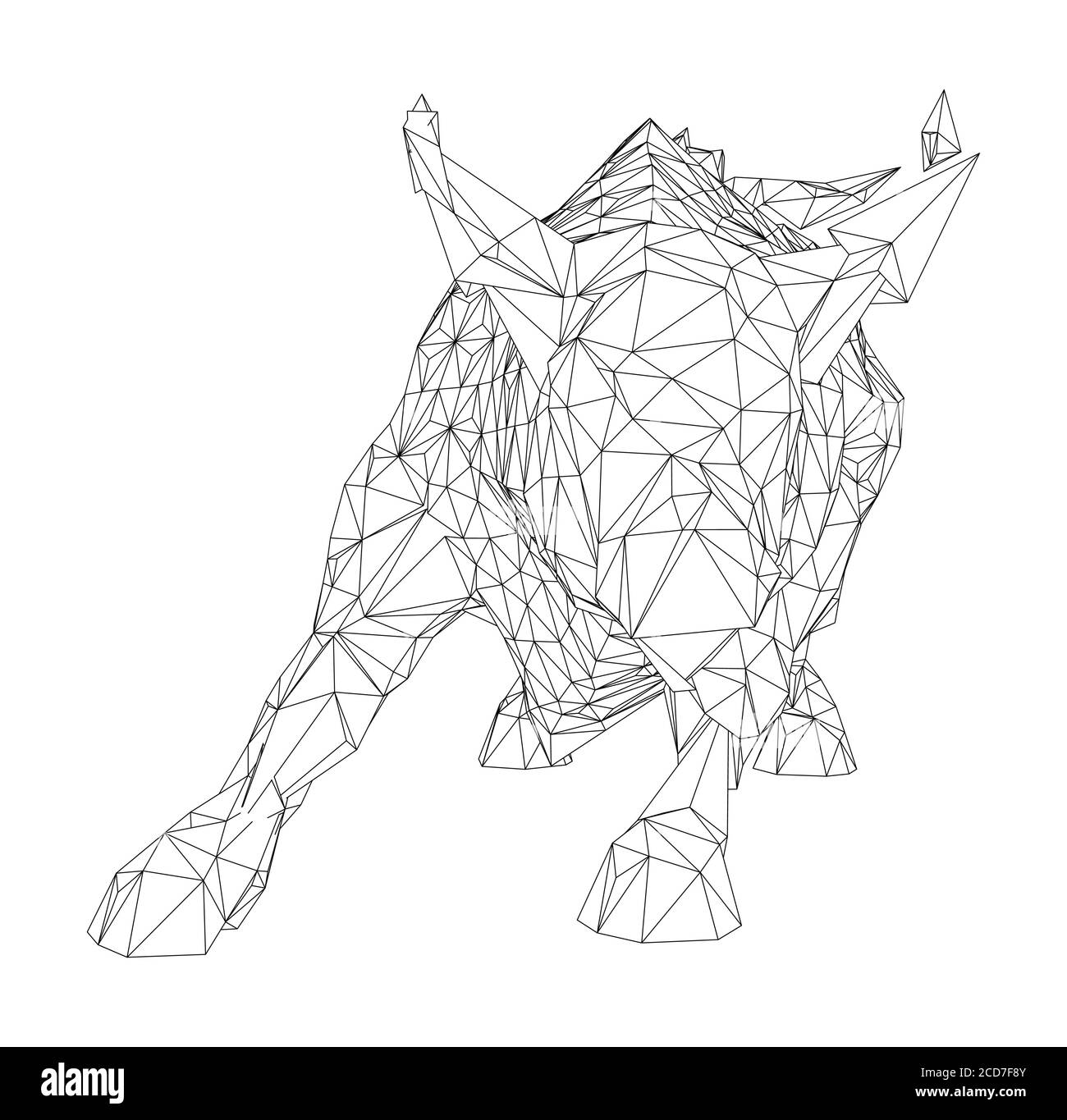 Il Bull. Di ricarica Vettore Illustrazione Vettoriale