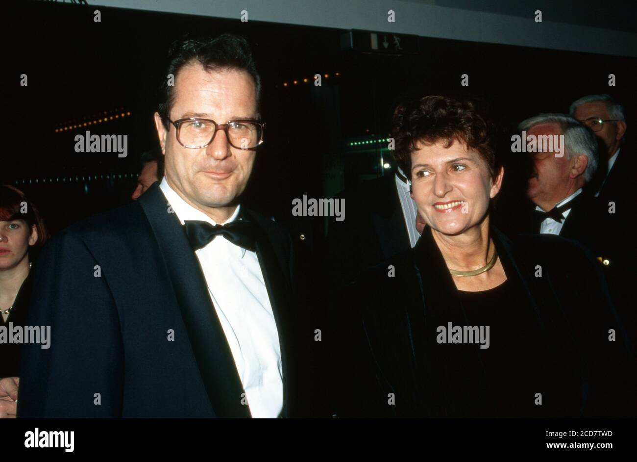 Bundesaußenminister Klaus Kinkel mit Ehefrau Ursula auf dem Ball des Sports 1993 in den Rhein-Main-Halln a Wiesbaden, Deutschland 1993. Foto Stock
