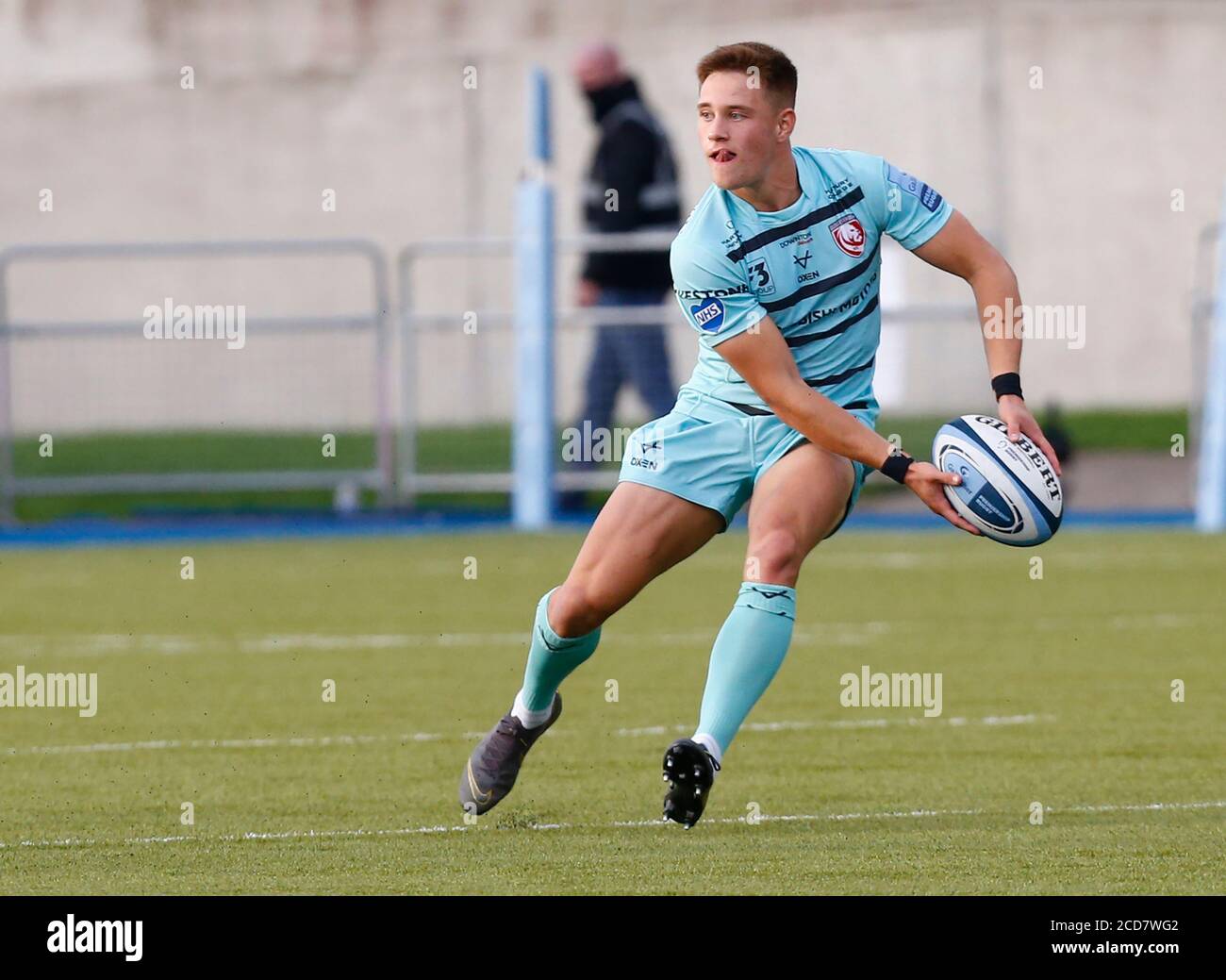 HENDON, Regno Unito, 26 AGOSTO: Stephen Vanney di Gloucester durante il Gallagher Premiership Rugby tra Saracens e Gloucester ad Allianz Park stad Foto Stock