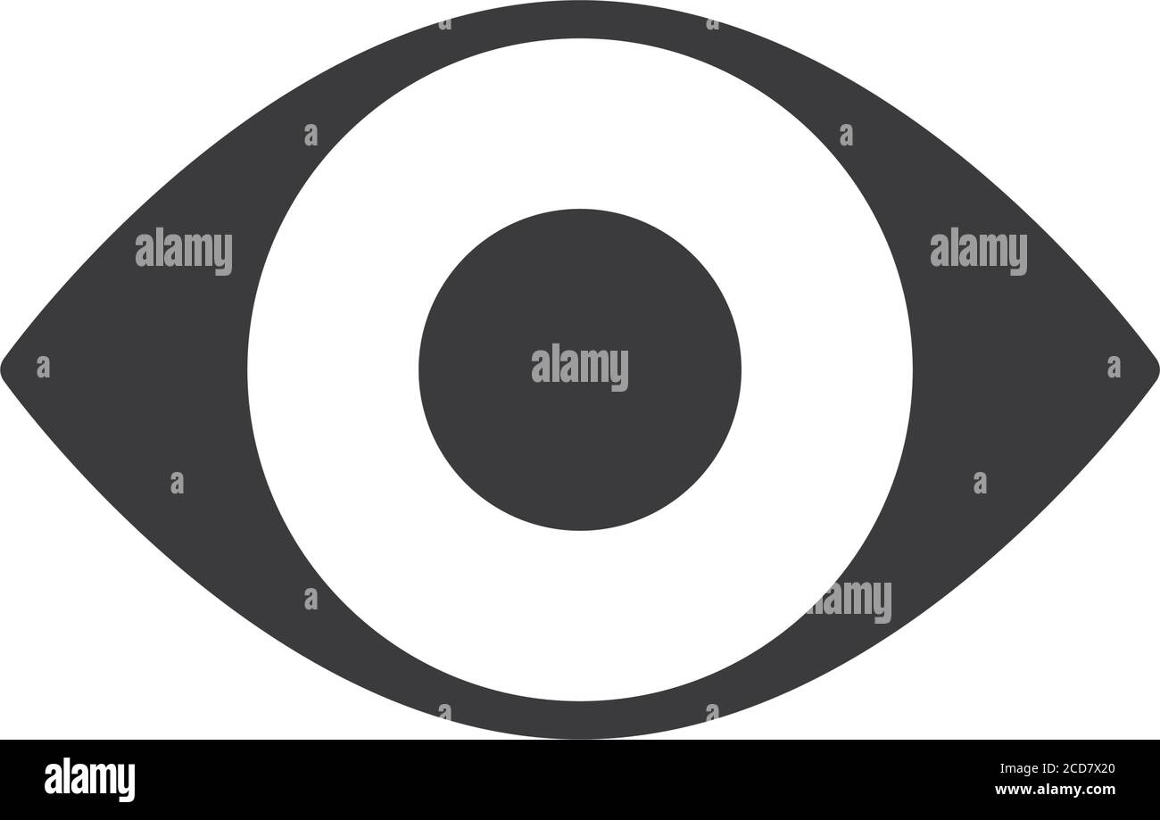 Icona di colore dell'occhio umano. Organo del simbolo del sistema visivo  Immagine e Vettoriale - Alamy