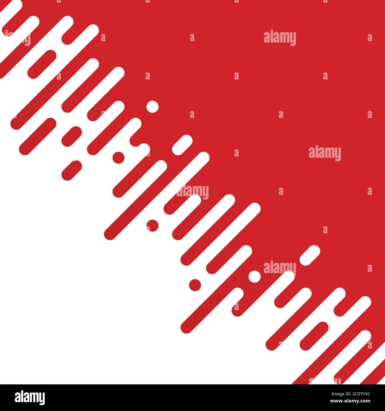 Gocciolamento rosso di sangue o transizione della vernice. Effetto mezzitoni. Semplice illustrazione vettoriale piatta Illustrazione Vettoriale