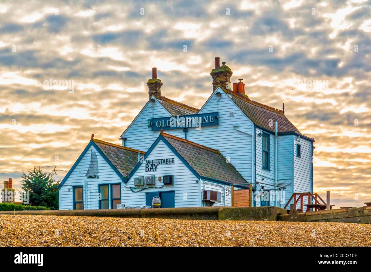 The Old Neptune, Beach Pub, Whitstable, Kent, Inghilterra Foto Stock